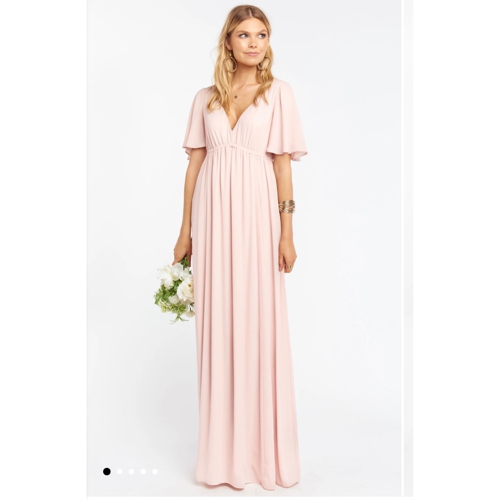 Show Me Your MuMu Emily Maxi Dress Pink Sz S
